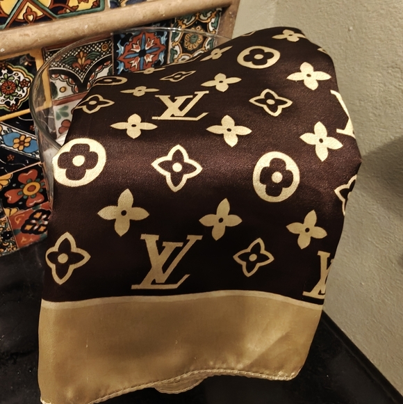LV Monogram Silk Scarf - Picture 1 of 3